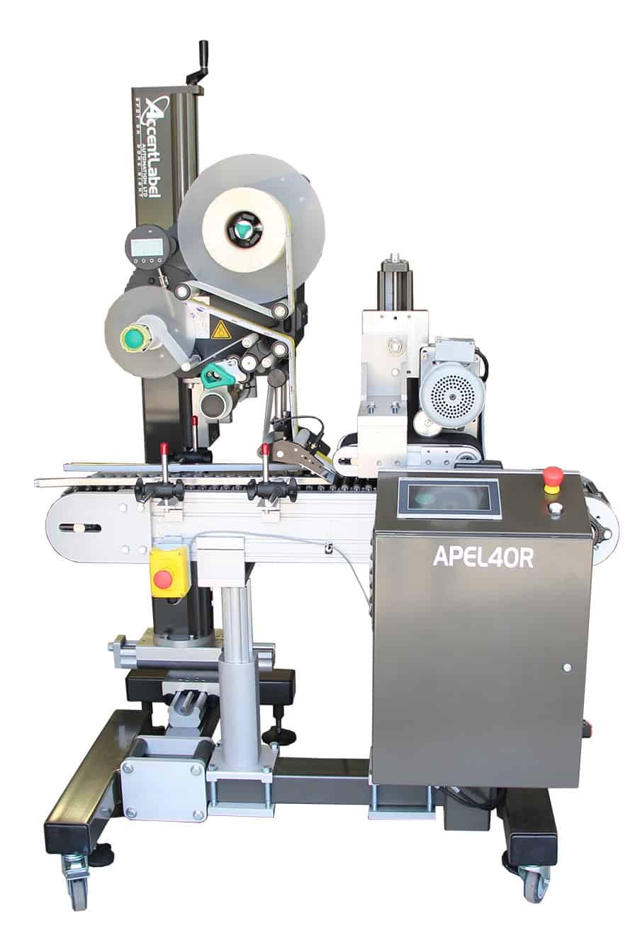 pouch labeling machine