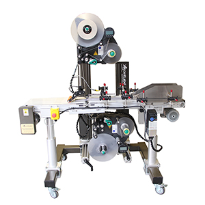 top and bottom labeling machine with labels